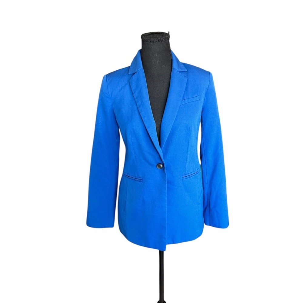Pendleton Cobalt Blue Tailored Blazer Jacket Career Workwear 6 Q57